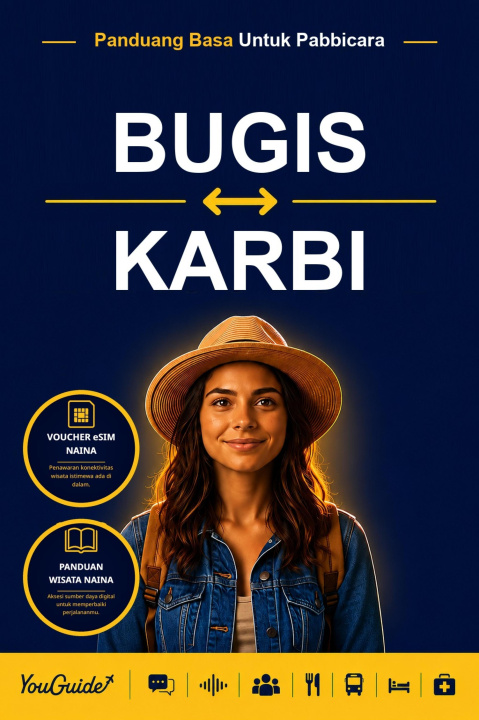 E-book Language Guide for Travelers - Buginese to Karbi YouGuide