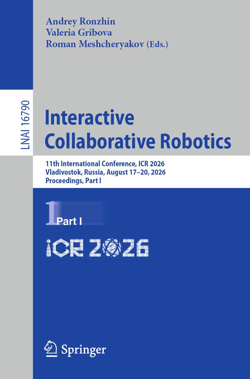 E-book Interactive Collaborative Robotics Andrey Ronzhin