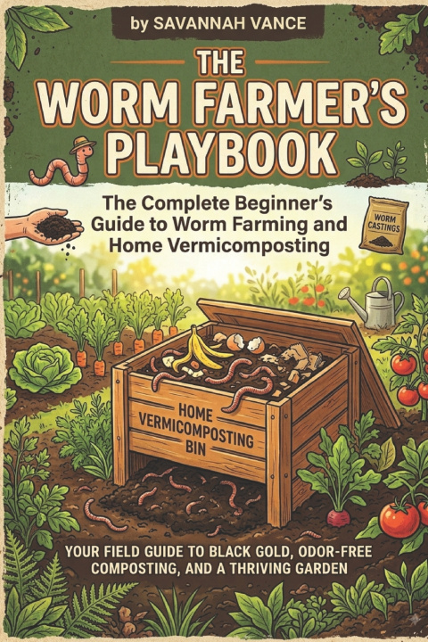 Livro The Worm Farmer's Playbook Savannah Vance