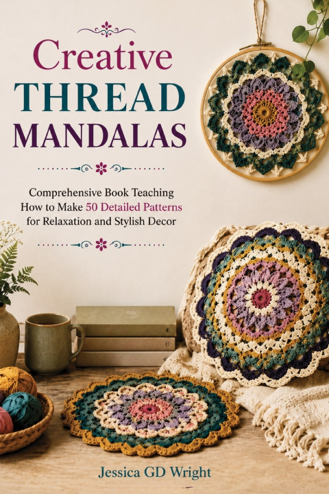 Libro Creative Thread Mandalas Jessica GD Wright