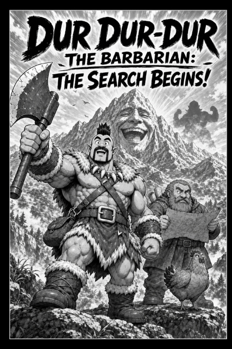 Carte Dur Dur-Dur The Barbarian George Farr