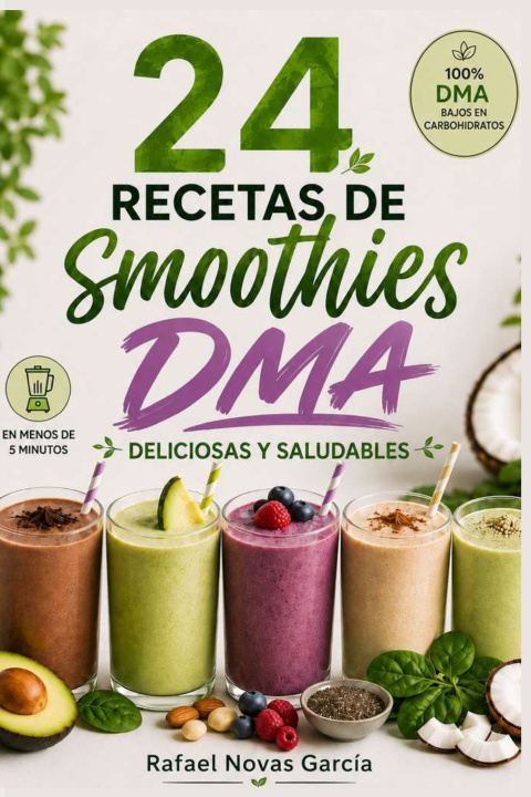 Book 24 recetas de Smoothies para dieta DMA Rafael Novas García