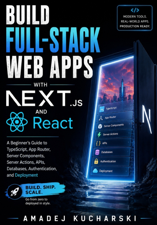 Kniha Build Full-Stack Web Apps with Next.js and React Amadej Kucharski