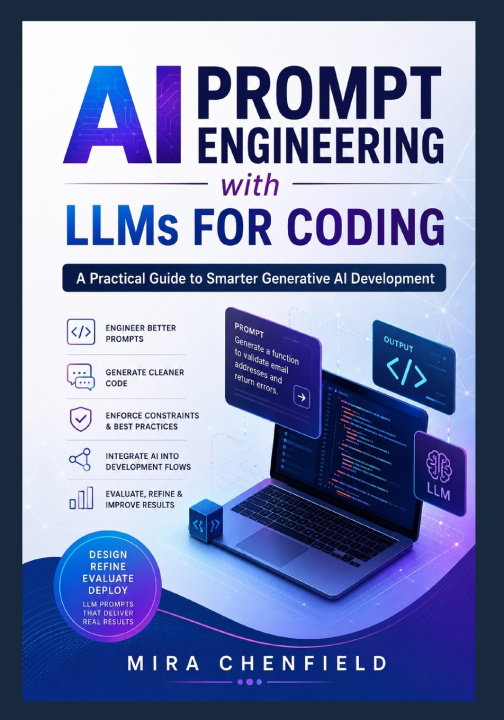 Libro AI Prompt Engineering with LLMs for Coding Mira Chenfield