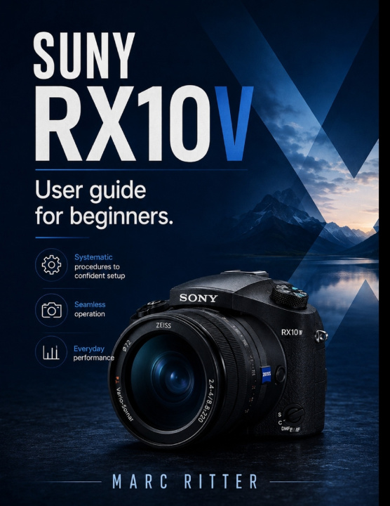Knjiga SUNY RX10 V User guide for beginners Marc Ritter
