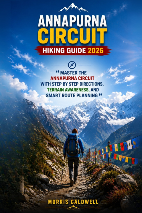 Carte ANNAPURNA CIRCUIT HIKING GUIDE 2026 MORRIS CALDWELL