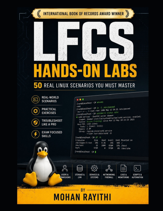 Knjiga LFCS Hands-On Labs Mohan Rayithi