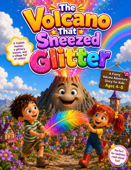 Carte The Volcano That Sneezed Glitter John Matt