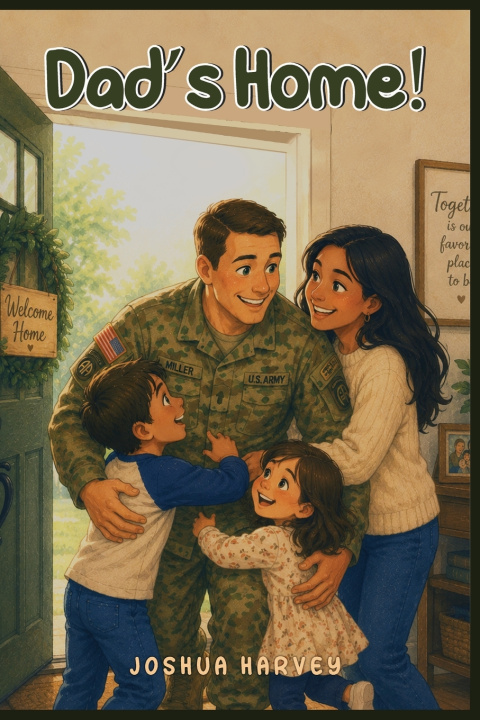 Livro Dad's Home! JOSHUA HARVEY