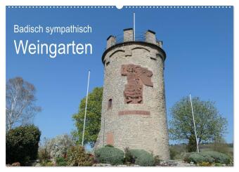 Kalendář/Diář Badisch sympathisch Weingarten (Wandkalender 2027 DIN A2 quer), CALVENDO Monatskalender Calvendo