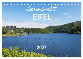 Kalendář/Diář Eifel Sehnsucht (Tischkalender 2027 DIN A5 quer), CALVENDO Monatskalender Calvendo
