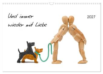 Kalendář/Diář Und immer wieder mit Liebe (Wandkalender 2027 DIN A3 quer), CALVENDO Monatskalender Calvendo