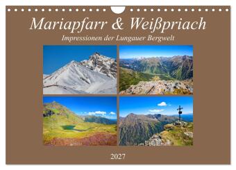 Kalendář/Diář Mariapfarr & Weißpriach (Wandkalender 2027 DIN A4 quer), CALVENDO Monatskalender Calvendo