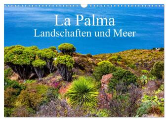 Kalendář/Diář La Palma - Landschaften und Meer (Wandkalender 2027 DIN A3 quer), CALVENDO Monatskalender Calvendo