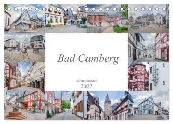 Kalendář/Diář Bad Camberg Impressionen (Tischkalender 2027 DIN A5 quer), CALVENDO Monatskalender Calvendo