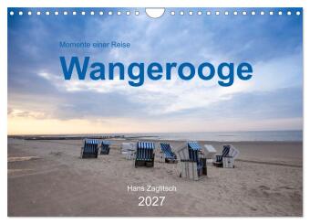 Kalendář/Diář Wangerooge - Momente einer Reise (Wandkalender 2027 DIN A4 quer), CALVENDO Monatskalender Calvendo
