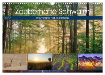 Kalendář/Diář Zauberhafte Schwalm (Wandkalender 2027 DIN A3 quer), CALVENDO Monatskalender Calvendo