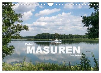 Kalendář/Diář Polen - Masuren (Wandkalender 2027 DIN A4 quer), CALVENDO Monatskalender Calvendo