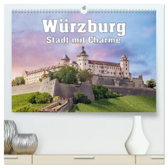 Kalendář/Diář Würzburg - Stadt mit Charme (hochwertiger Premium Wandkalender 2027 DIN A2 quer), Kunstdruck in Hochglanz Calvendo