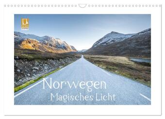 Kalendář/Diář Norwegen Magisches Licht (Wandkalender 2027 DIN A3 quer), CALVENDO Monatskalender Calvendo