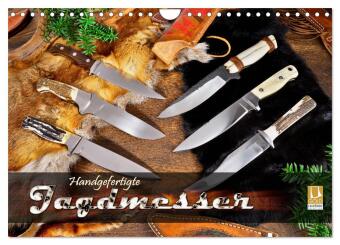 Kalendář/Diář Handgefertigte Jagdmesser (Wandkalender 2027 DIN A4 quer), CALVENDO Monatskalender Calvendo