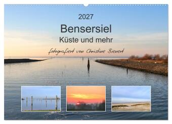 Kalendář/Diář Bensersiel Küste und mehr (Wandkalender 2027 DIN A2 quer), CALVENDO Monatskalender Calvendo