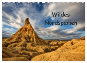 Kalendář/Diář Wildes Nordspanien (Wandkalender 2027 DIN A2 quer), CALVENDO Monatskalender Calvendo