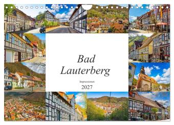 Kalendář/Diář Bad Lauterberg Impressionen (Wandkalender 2027 DIN A4 quer), CALVENDO Monatskalender Calvendo