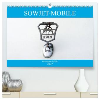 Kalendář/Diář Sowjet-Mobile - Oldtimer der UdSSR (hochwertiger Premium Wandkalender 2027 DIN A2 quer), Kunstdruck in Hochglanz Calvendo