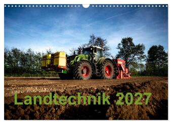 Kalendář/Diář Landtechnik 2027 (Wandkalender 2027 DIN A3 quer), CALVENDO Monatskalender Calvendo