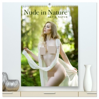 Kalendář/Diář Nude in Nature - Akt und Natur (hochwertiger Premium Wandkalender 2027 DIN A2 hoch), Kunstdruck in Hochglanz Calvendo