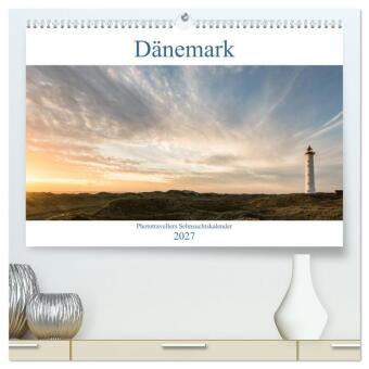 Kalendář/Diář Dänemark - Phototravellers Sehnsuchtskalender (hochwertiger Premium Wandkalender 2027 DIN A2 quer), Kunstdruck in Hochglanz Calvendo