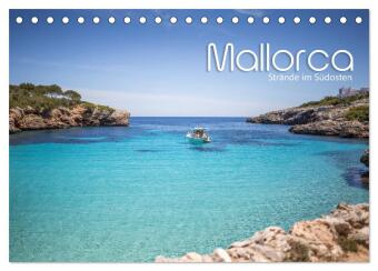Kalendář/Diář Mallorca - Strände im Südosten (Tischkalender 2027 DIN A5 quer), CALVENDO Monatskalender Calvendo
