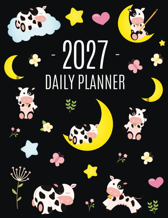 Knjiga Cow Planner 2027 Happy Oak Tree Press