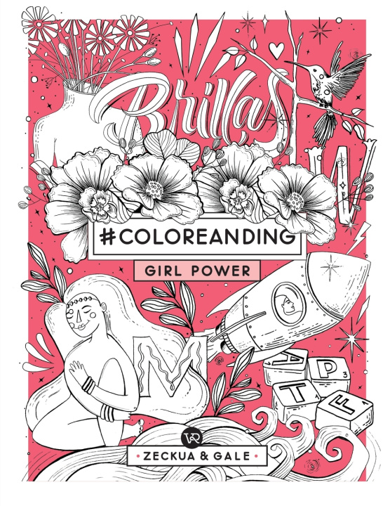 Kniha #Coloreanding Daniela; Gale Zeckua