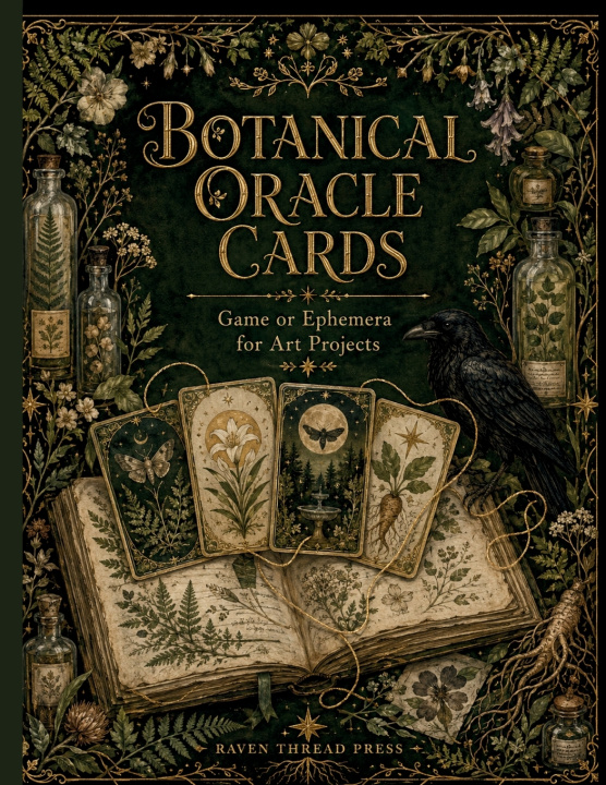 Knjiga Botanical Oracle Cards Raven Thread Press