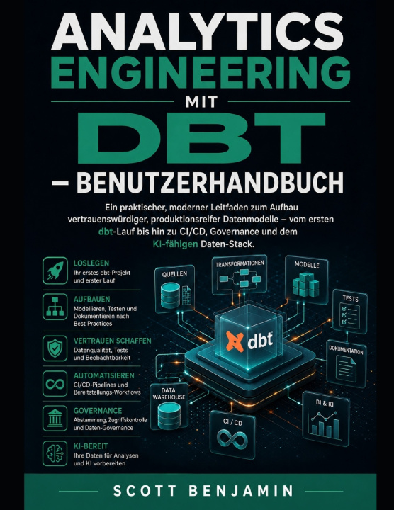Kniha ANALYTICS ENGINEERING MIT DBT - BENUTZERHANDBUCH SCOTT BENJAMIN