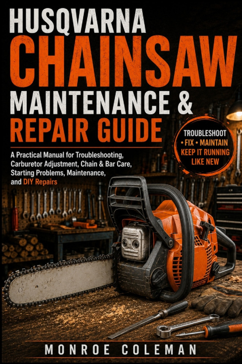 Knjiga Husqvarna Chainsaw Maintenance & Repair Guide Monroe Coleman