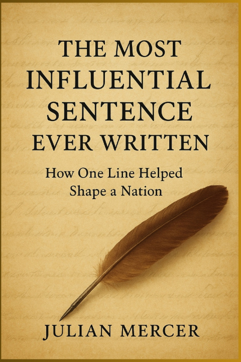 Knjiga The Most Influential Sentence Ever Written Julian Mercer