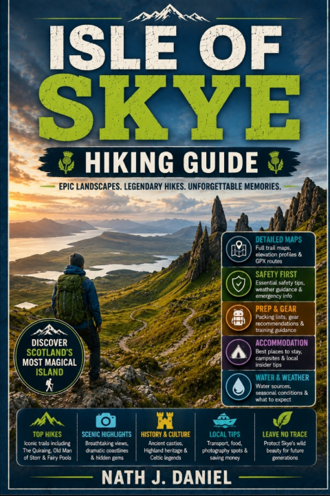 Knjiga ISLE OF SKYE HIKING GUIDE NATH J. DANIEL