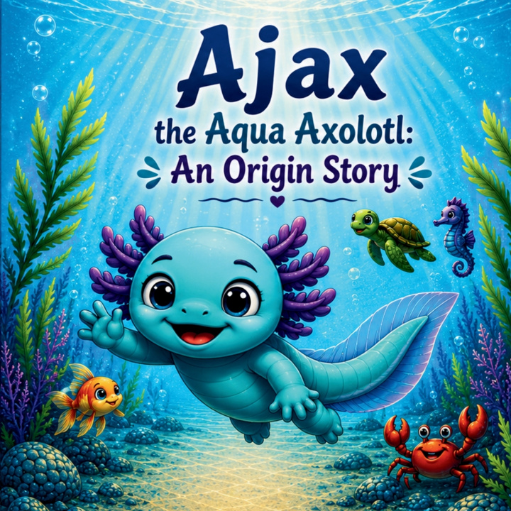 Kniha Ajax the Aqua Axolotl Kingston M Tolbert