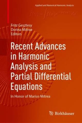 Livre Recent Advances in Harmonic Analysis and Partial Differential Equations Fritz Gesztesy