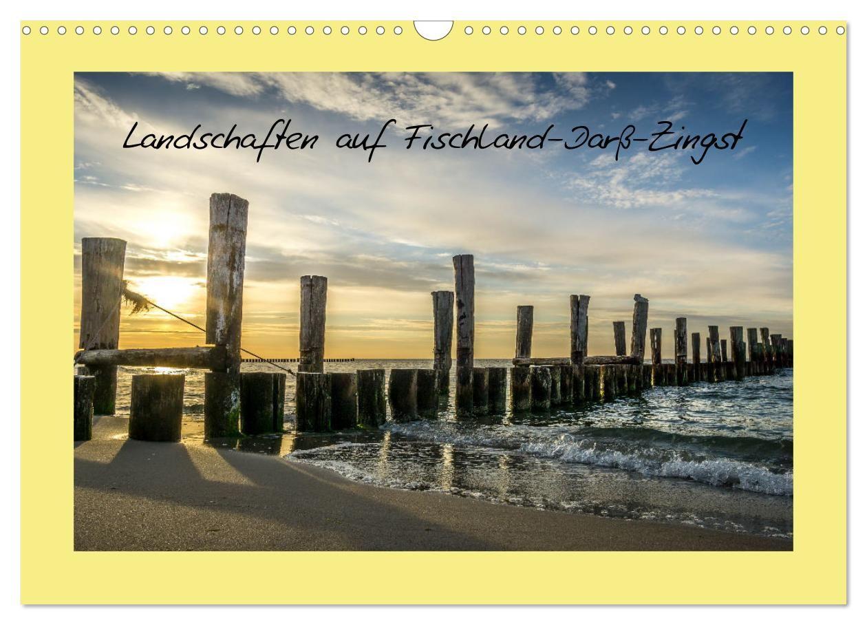 Kalender/Terminbuch Landschaften auf Fischland-Darß-Zingst (Wandkalender 2027 DIN A3 quer), CALVENDO Monatskalender Calvendo