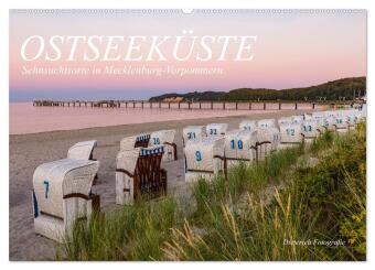 Naptár/Határidőnapló OSTSEEKÜSTE Sehnsuchtsorte in Mecklenburg-Vorpommern (Wandkalender 2027 DIN A2 quer), CALVENDO Monatskalender Calvendo