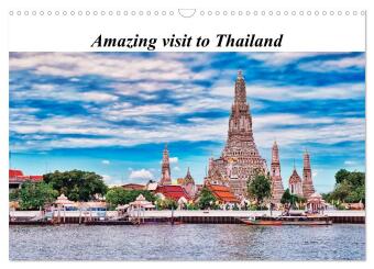 Kalender/agenda Amazing visit to Thailand (Wall Calendar 2027 DIN A3 landscape), CALVENDO 12 Month Wall Calendar Calvendo