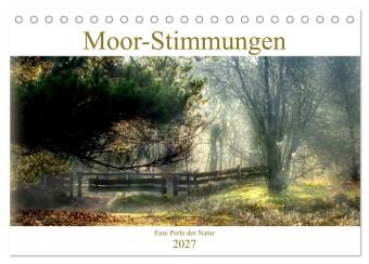 Kalendář/Diář Moor-Stimmungen (Tischkalender 2027 DIN A5 quer), CALVENDO Monatskalender Calvendo