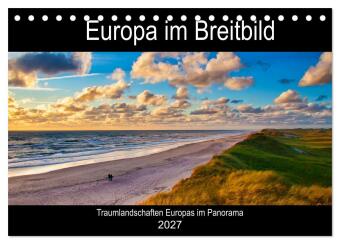 Kalender/Terminbuch Europa im Breitbild (Tischkalender 2027 DIN A5 quer), CALVENDO Monatskalender Calvendo