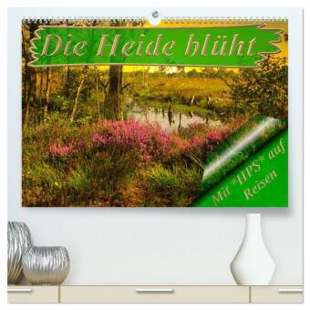 Kalender/Terminbuch Die Heide blüht (hochwertiger Premium Wandkalender 2027 DIN A2 quer), Kunstdruck in Hochglanz Calvendo