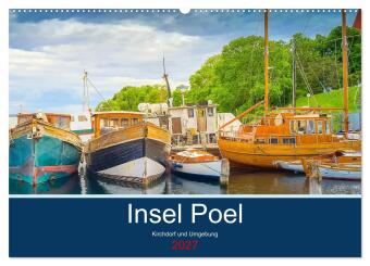Kalender/Terminbuch Insel Poel Kirchdorf und Umgebung (Wandkalender 2027 DIN A2 quer), CALVENDO Monatskalender Calvendo