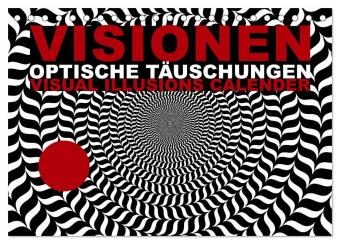 Kalendář/Diář VISIONEN - optische Täuschungen (Tischkalender 2027 DIN A5 quer), CALVENDO Monatskalender Calvendo